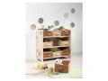 Детска дървена етажерка органайзер за детски играчки и принадлежности, снимка 2