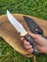 Ловен нож Browning с кожена кания,фултанг, снимка 7