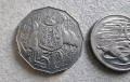 Австралия. Лот .5, 10 ,20, 50 цента .Кралицата на средна възраст., снимка 2