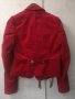 Червено Сако Есенно-Зимно Кадифе, снимка 2