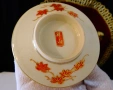 Чаша с чинии японски порцелан Satsuma Shosan Meiji,злато. , снимка 6