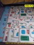 Сгъваемо детско килимче за игра, топлоизолиращо 180x200x1cm - лондон и писта - КОД 4132, снимка 4