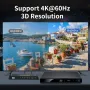 HDMI превключвател 4 порта 8K 60Hz HDMI превключвател 4 входа - 1 изход, снимка 4