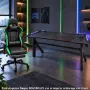 Комплект геймърско бюро с LED осветление и аксесоари и геймърски стол с RGB LED осветление и дистанц, снимка 3