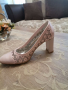 Естествена кожа пролетни обувки бледо розово , снимка 1