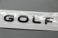Емблема,надпис (лого) за багажник за VW Volkswagen GOLF 8 голф-Черна