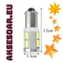 2 броя габарити BAX9S с 10 LED диода крушка H6W-DC 12 V габаритни крушки фарове дневни светлини , снимка 2