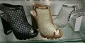 УНИКАЛНИ отворени обувки на широк ток и платформа в 3 цвята, снимка 1 - Дамски елегантни обувки - 40016755