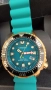 Citizen Promaster Diver 200m Watch BN0162-02X Eco-Drive Turquoise Blue & Gold, снимка 7