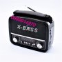 Ретро радиоприемник с MP3, microSD/TF/USB, AM, FM, SW и фенер, снимка 3