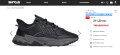 оригинални кожени маратонки ADIDAS OZWEEGO CORE BLACK номер 43 1/3, снимка 3