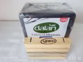 Глицеринов сапун Dalan 4 броя по 150 гр. с подарък дървена сапунерка, снимка 1 - Козметика за тяло - 41318928