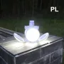 Лед Расгъваема Соларна лампа зареждане и с USB 5 в 1във формата на футболна топка с кука Solar LED L, снимка 3