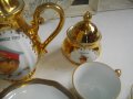 Позлатен Порцеланов Антикварен Колекционерски Сервиз За Кафе На Бавария-Йосип Броз Тито-Лукс, снимка 6
