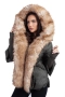 Зимно дамско яке с качулка 4070, яка от изкуствен косъм, снимка 4