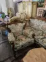 Барокова холна гарнитура комплект с маса и табуретка , снимка 7