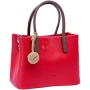 Класическа дамска чанта AMORE Alessia - Red, снимка 2