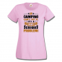 Дамска тениска If Camping Can't Fix It,Изненада,Подарък,Поход,Връх,Хижа, снимка 1