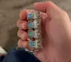 ключодържател fidget клавиатура 4 бутона клавиши антистрес кликащ, снимка 1