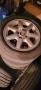 4 оригинални джанти от голф 3 с зимни гуми 185/60R14 , снимка 1