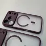 iPhone 18 Pro Max /iPhone 18 Pro гръб матов полупрозрачен dark cherry , снимка 3