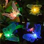 Верига от LED лампички за градината  с пеперуди, 12 лампи, снимка 1 - Други - 42549891
