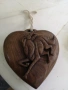 висулка-дървено сърце. , снимка 2