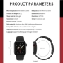 Смарт часовник 1,44-инчов екран с пълно докосване за мъже и жени Bluetooth разговор., снимка 11