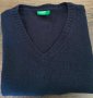 Benetton 100%pure new wool , снимка 1 - Блузи с дълъг ръкав и пуловери - 44257441