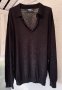 Шоколадов пуловер/блуза CAFÉ COTON Франция екстра нежен меринос, снимка 6