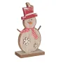 Коледна, Декоративна, Фигура, Снежен човек, Дърво, 16 см, снимка 2