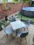Трапезни столове 4 броя и маса, снимка 1