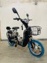 Електрически Скутер-Велосипед EBZ16 500W - Silver , снимка 1 - Мотоциклети и мототехника - 41941523