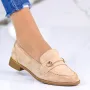 Елегантни мокасини в цвят каки A4302-2 Khaki, снимка 1