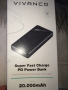 Външна батерия Vivanco 20,000mAh – Super Fast Charge PD Power Bank, снимка 1