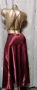 М Дълга сатенена нощница в бордо , снимка 5