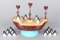 Игра за баланс кораб с пингвини, снимка 1 - Образователни игри - 42551586