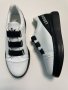 Мъжки ежедневни обувки - Бели с Черен - 42, снимка 1 - Спортни обувки - 41792295