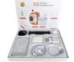 Часовник,Комплект 8 в 1 с X8 Smartwatch,безжични слушалки,зарядно,кабели,външна батерия, снимка 2