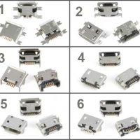 USB micro , USB mini конектор букса  , Female jack SMT, снимка 2 - Ремонт на друга електроника - 40051806