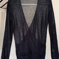 Красива прозрачна блуза, снимка 1 - Блузи с дълъг ръкав и пуловери - 44829702