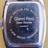 Gianni Ricci - с камък! Луксозен дамски часовник, снимка 3 - Дамски - 41020536