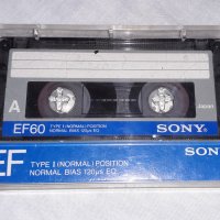 Аудио касета SONY EF60 , снимка 1 - Аудио касети - 41613045