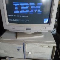  IBM Pentium 200MHz с CRT Монитор стар ретро компютър , снимка 3 - Работни компютри - 41562069