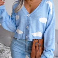 Дамски моден пуловер Baiyun, 3цвята - 023, снимка 9 - Блузи с дълъг ръкав и пуловери - 41914431