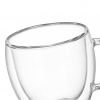 2963 Чаша от двустенно стъкло за топли, студени напитки и кафе, снимка 2 - Чаши - 34264761