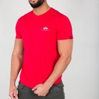 alpha industries 188505/328 speed red - страхотна мъжка тениска НОВА, снимка 1 - Тениски - 40251408