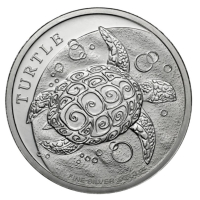 Ниуе 2024 – 5 долара - Костенурка – 2 OZ - Сребърна монета, снимка 4 - Нумизматика и бонистика - 44810630