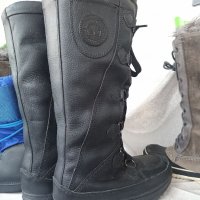 КАТО НОВИ  водоустойчиви апрески SOREL® Snow Boots original, 35 - 36 топли боти,100% естествена кожа, снимка 17 - Дамски апрески - 39618929