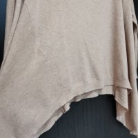 Бежова блуза/туника Zara , снимка 4 - Блузи с дълъг ръкав и пуловери - 34504035